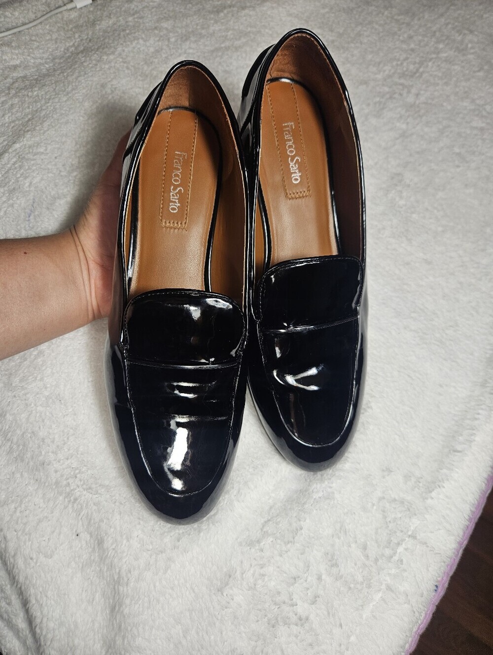 Franco Sarto Women's Mirscle Black Toe Loafers